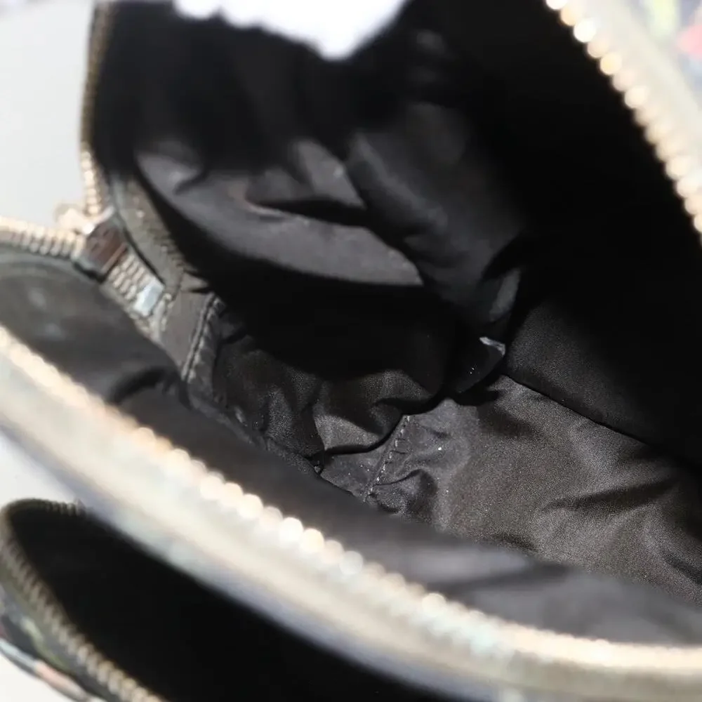 Valentino Nylon Backpack Khaki Champagne Gold